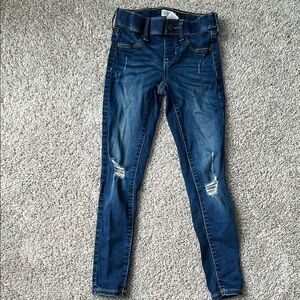 SO Blue Distressed Skinny Jeans